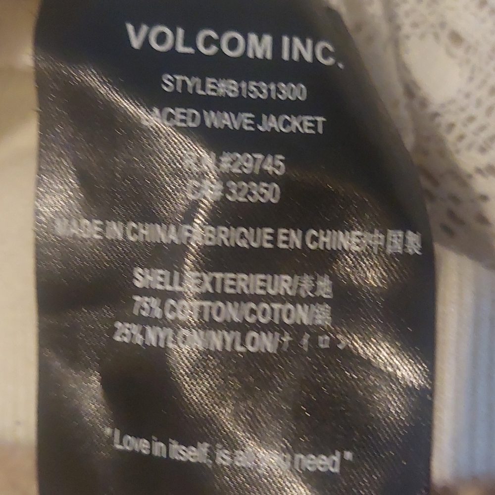 Volcom lace jacket - Picture 4 of 6